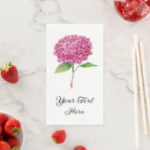 ピンクアジランジェアゲストタオル (インサイチュ)