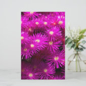 ピンクアスター花スクラップブック紙 便箋 (スタンド正面)