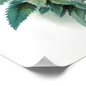 ピンクアスティルベフラワーアートプリントポスター ポスター (角)