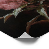 ピンクアスティルベフラワーズアートプリントポスター ポスター (角)