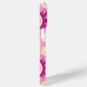 ピンクアステカの西ピンクの部族のパターン Case-Mate iPhoneケース (裏面 / 右)