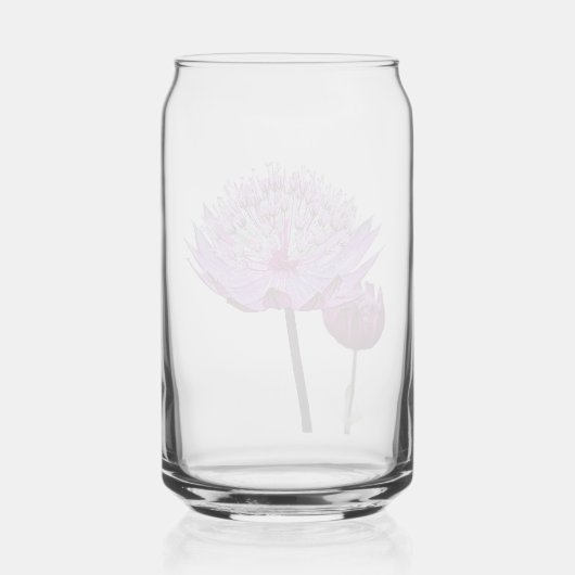 ピンクアストラアンティアフラワーフローラ ガラス缶 (裏面)