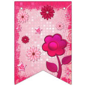 ピンクアットジ遊ェレードハッピーバースデー バンティングフラッグ (第1の旗)