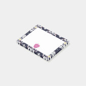 ピンクアップルイカット先生Post-it®メモ ポストイット (アングル)