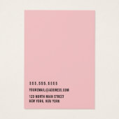 ピンクアドロゴ複数バッジリール表示カード (裏面)