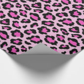 ピンクアニマルプリント包装紙 ラッピングペーパー (角)