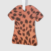 ピンクアニマルプリント オーナメント (正面)