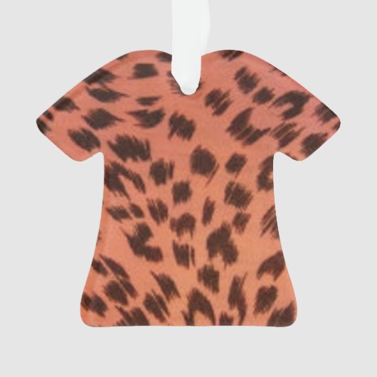 ピンクアニマルプリント オーナメント (正面)