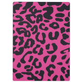 ピンクアニマルプリント クリップボード (裏面)