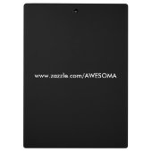 ピンクアニマルプリント クリップボード (裏面)