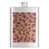 ピンクアニマルプリント フラスク (正面)