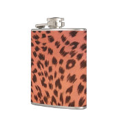 ピンクアニマルプリント フラスク (左)