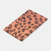 ピンクアニマルプリント ポストイット (アングル)