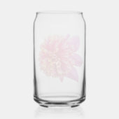 ピンクアネモネダリア開花フローラ ガラス缶 (裏面)