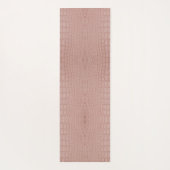 ピンクアリゲータテクスチャプリント ヨガマット (裏面)