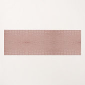 ピンクアリゲータテクスチャプリント ヨガマット (正面(横))