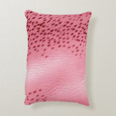 ピンクアリゲーターアニマルプリント アクセントクッション (裏面(縦))