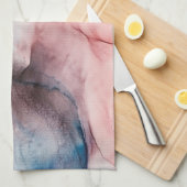 ピンクアルコールインク キッチンタオル (四つ折り)