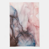 ピンクアルコールインク キッチンタオル (縦)