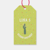 ピンクアルパカフィエスタ誕生日 ギフトタグ (裏面)