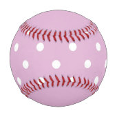 ピンクアンゴラカスタム 野球ボール (裏面)