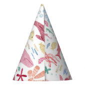 ピンクアンダーザシー誕生日 パーティーハット (裏面)