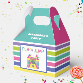 ピンクアンドアクアバウンスハウス フェイバーボックス