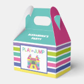 ピンクアンドアクアバウンスハウス フェイバーボックス (正面サイド)