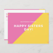 ピンクアンドイエローシスター引用文 ポストカード (正面/裏面)