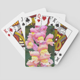 ピンクアンドイエロースナップドラゴンフローラ トランプ