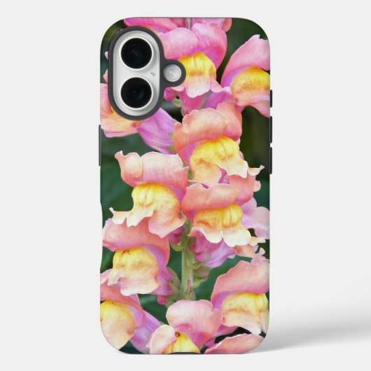 ピンクアンドイエロースナップドラゴンフローラ Case-Mate iPhoneケース (裏面)