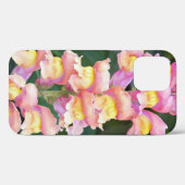 ピンクアンドイエロースナップドラゴンフローラ Case-Mate iPhoneケース (裏面 (横))