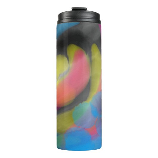 ピンクアンドイエローパステル タンブラー (正面)