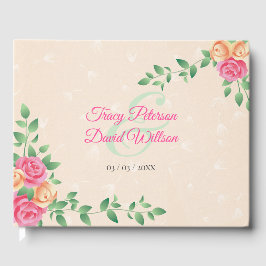 ピンクアンドイエローローズリース ゲストブック