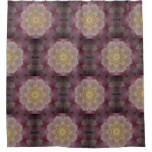 ピンクアンドイエロー万華鏡のように千変万化するパターン