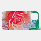 ピンクアンドオレンジバラ Case-Mate iPhoneケース (裏面 (横))