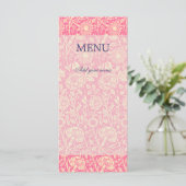 ピンクアンドクリームカーネーションヴィンテージプリント (スタンド正面)