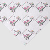 ピンクアンドグリーンパームビーチゴルフカート 薄葉紙 (詳細)