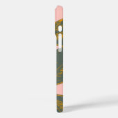 ピンクアンドグリーンパームフォンドボタニカルスケッチ Case-Mate iPhoneケース (裏面 / 左)