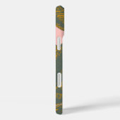 ピンクアンドグリーンパームフォンドボタニカルスケッチ Case-Mate iPhoneケース (裏面 / 右)