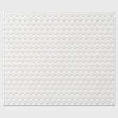 ピンクアンドグリーンミニピックボール誕生日 ラッピングペーパー (フラット)