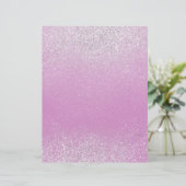 ピンクアンドシルバーきらめくダストスクラップブック紙 (スタンド正面)