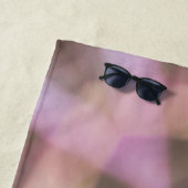 ピンクアンドタウプボホシック抽象芸術絞り染め ビーチタオル (インサイチュ)