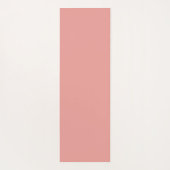 ピンクアンドテラコッタトロピカルビーチ ヨガマット (裏面)