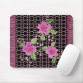 ピンクアンドバーガンディ魔法カーペットデザイナー マウスパッド (マウス)