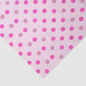 ピンクアンドパープルパステル水玉模様 薄葉紙 (詳細)