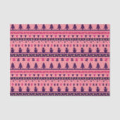 ピンクアンドパープルフェスティバルホリデー応援 薄葉紙 (正面)