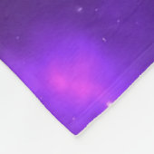 ピンクアンドパープル銀河系ダンスフリースブランケット フリースブランケット (角)
