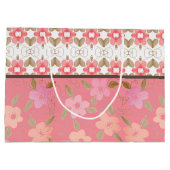 ピンクアンドピーチエレガント ラージペーパーバッグ (裏面)