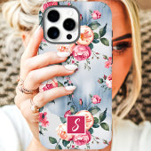 ピンクアンドピーチモノグラムフローラ Case-Mate iPhoneケース